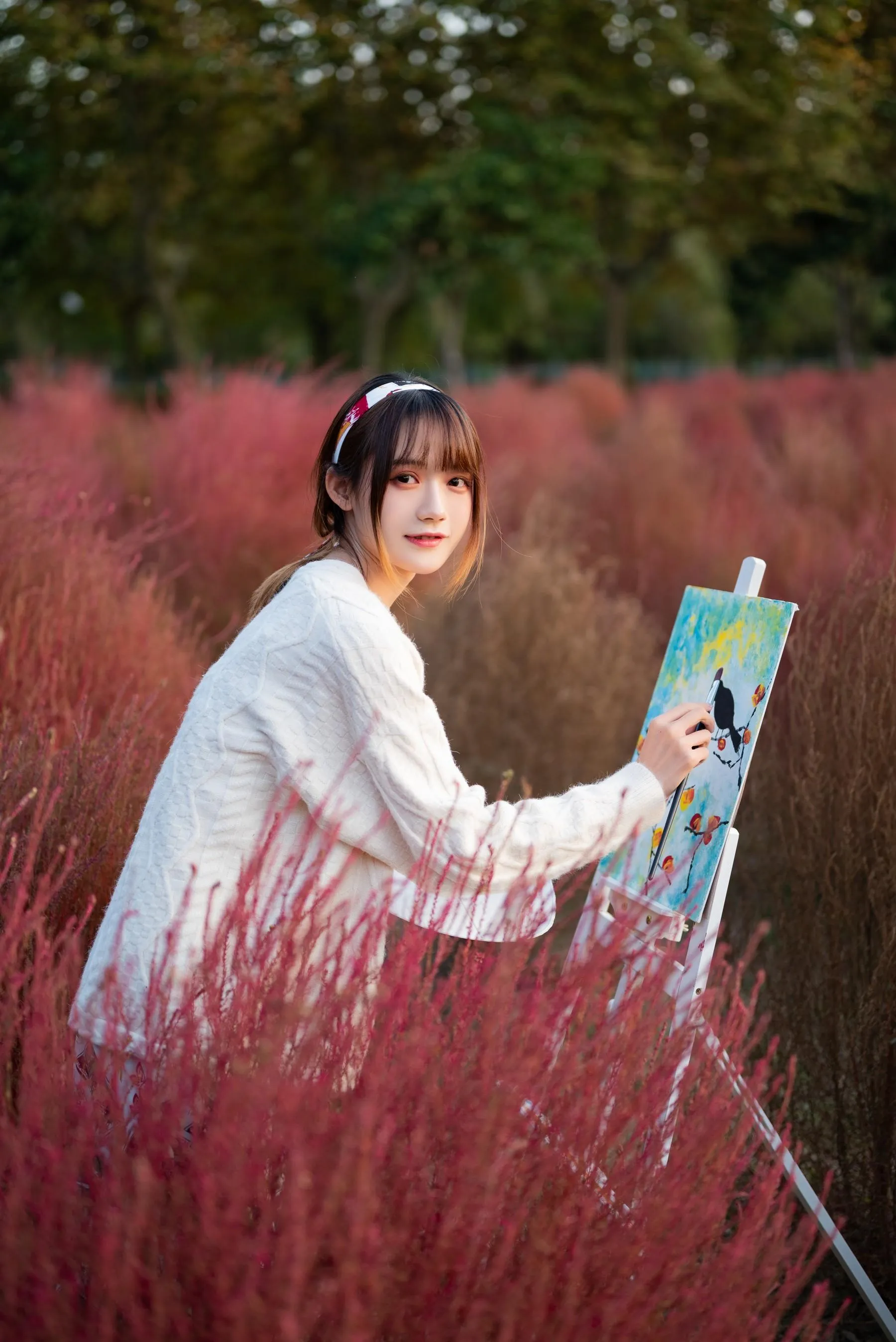 [艺图语] 2022.06.27 地肤花开 兔子Zzz不吃胡萝卜 [35P]插图1